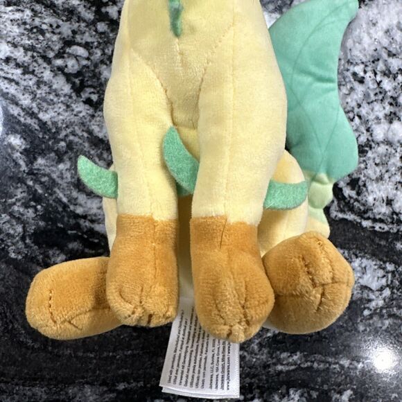 Pokemon Jazwares Leafeon Plush 12" Yellow Eevee Evolution Soft Stuffed Figure - Picture 5 of 16